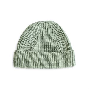 Mushie Chunky Knit Beanie - Light Mint - age 3-6 Months